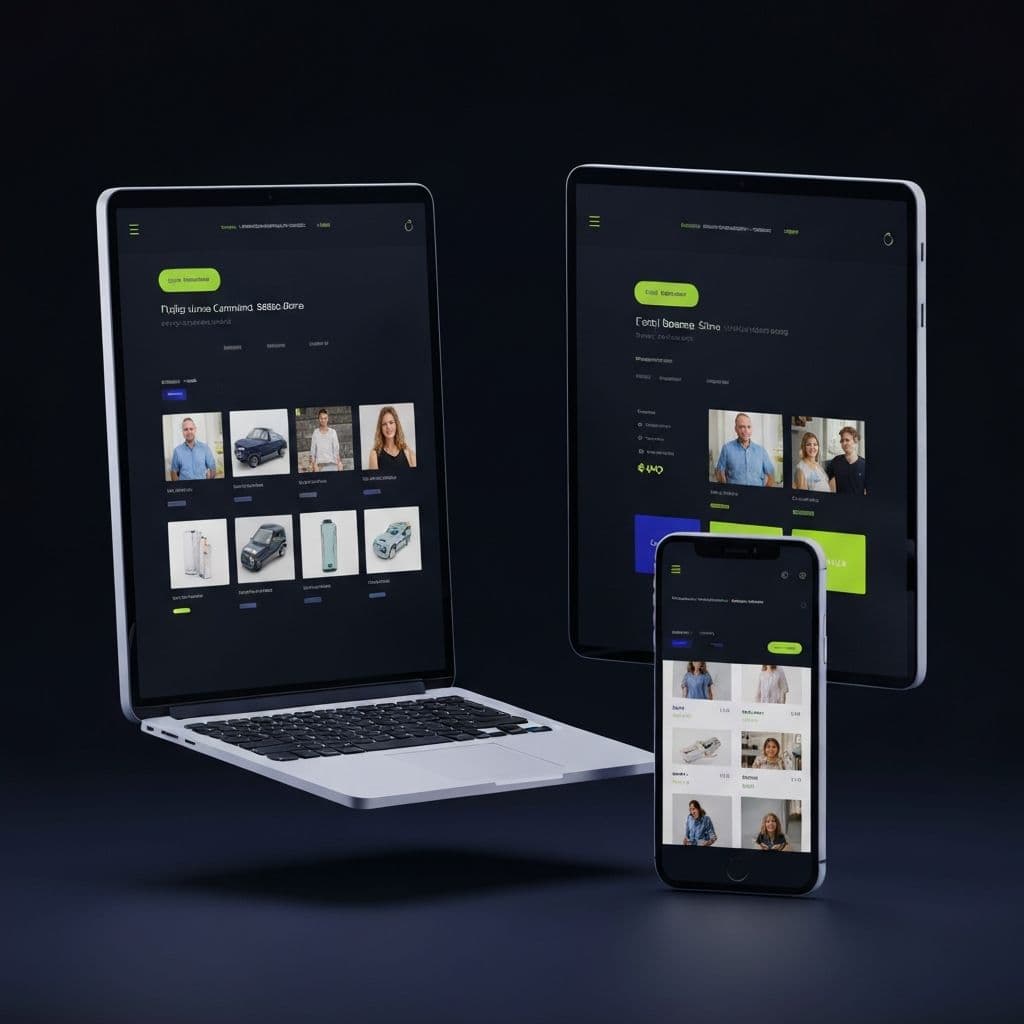 Website development showcase