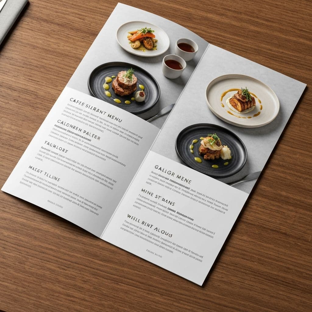 Printed Menu Design